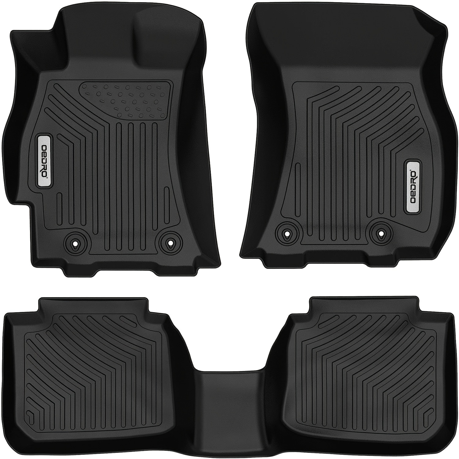 

Floor Mats Fit For Subaru Outback/legacy 2015-2019 Black Tpe All 1st And 2nd Row Liners