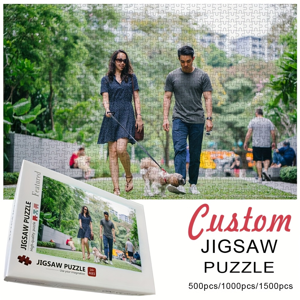 Personalized Photo Puzzle with Your Own Picture, Custom Gift
