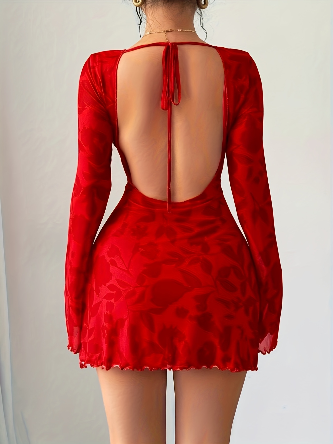 red 18th birthday dresses Sexy A line Burgundy 18th Long Sleeves Birthday Dresses Short Birthday
