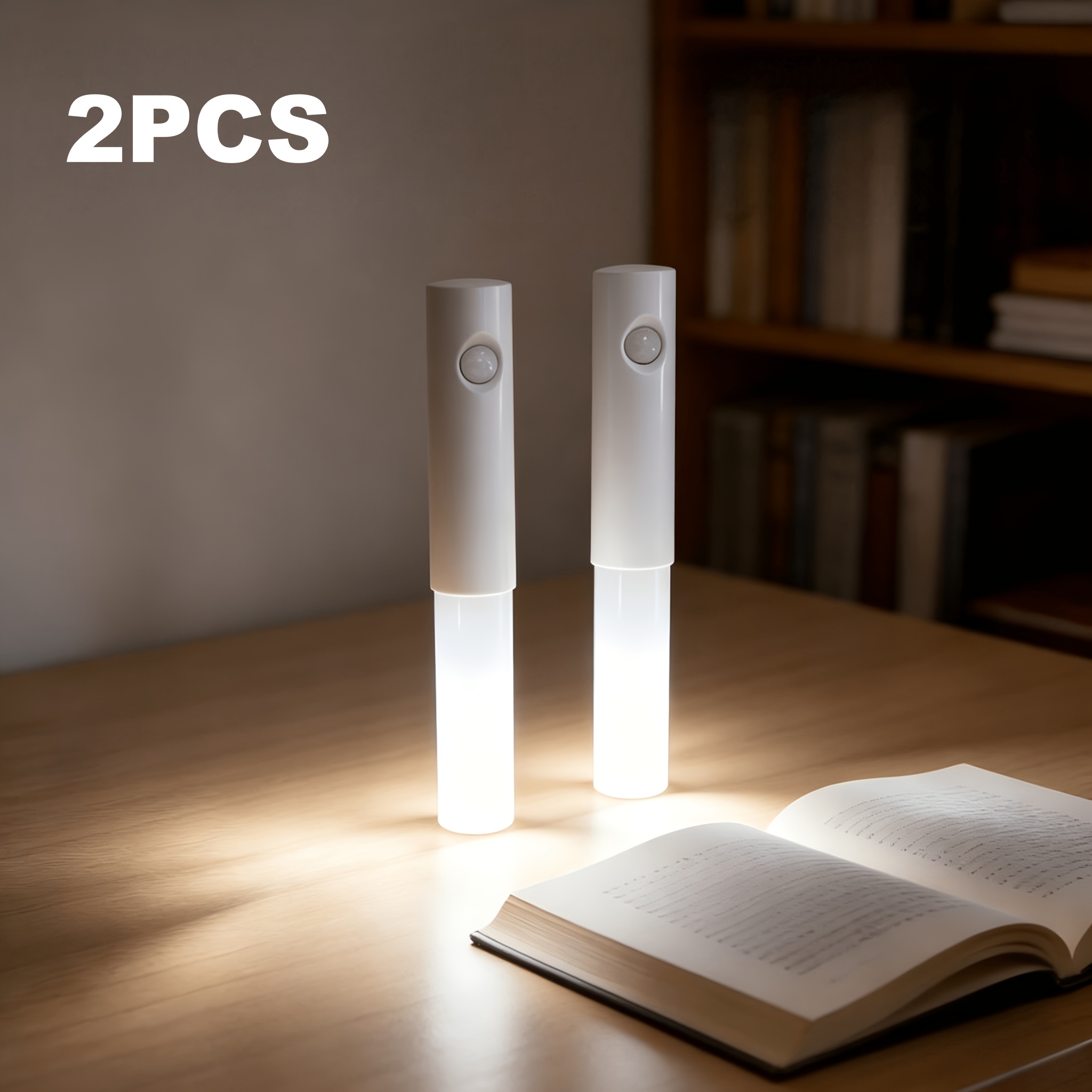 2pcs Motion Sensor USB Charging LED Bedside Ambient Lights