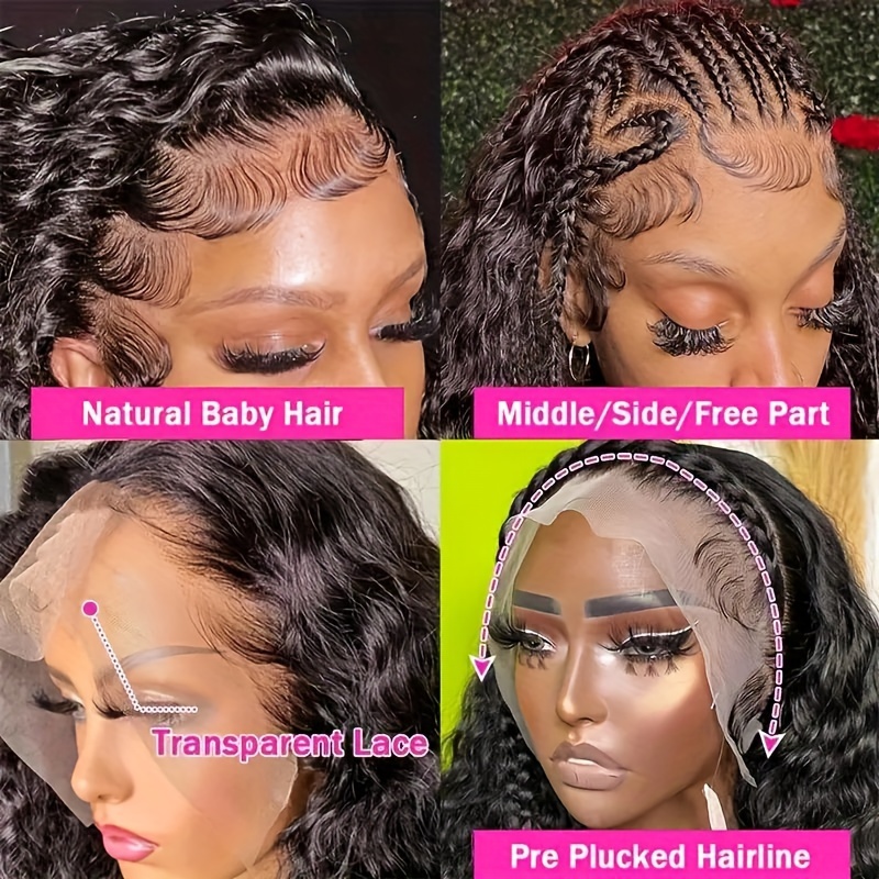 brazilian human hair 360 full lace front wig baby hair pre  display picture 3