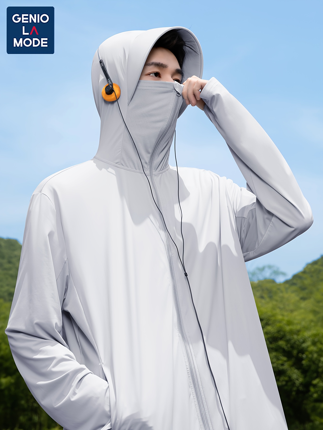 men's lightweight hooded sun protection jacket Temu Philippines