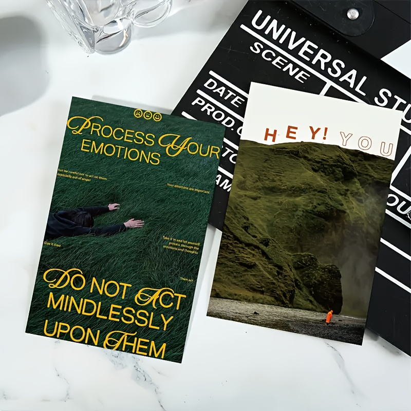 10pcs Art Magazine Covers - Ideal For Bedroom & Office Decor, Photo Frames, Postcard Collections, Thank You Cards & Birthday Gifts