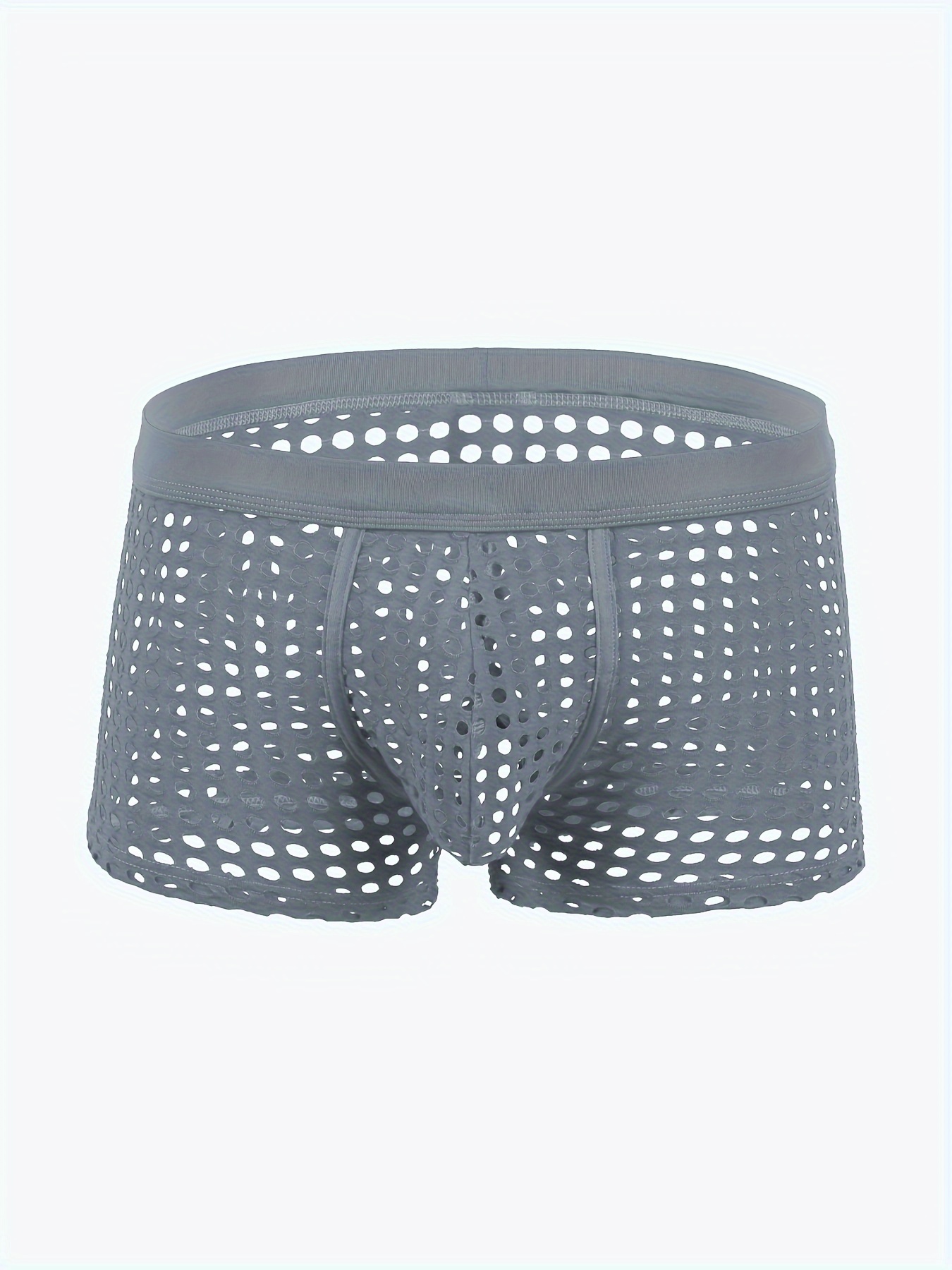 Caleçon Boxer Homme Dentelle Florale Transparent - Taille M - Polyester - Neuf Avec étiquettes