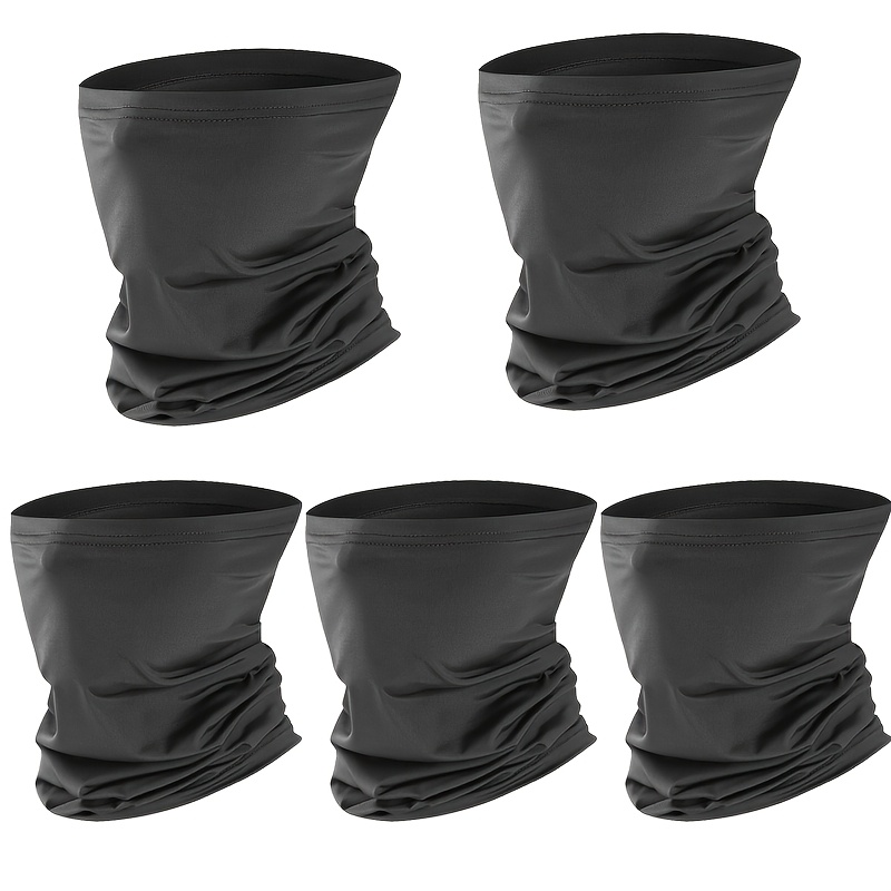 TEMU 5pcs Men And Women Universal Riding Face Mask
