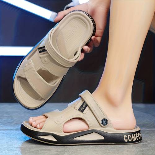 imagen del artículo pantuflas unisex cómodas de - diseño minimalista a rayas, lavables a , /verano, ideales para casa y playa, zapatos de playa | pantuflas minimalistas | pantuflas de interior de
