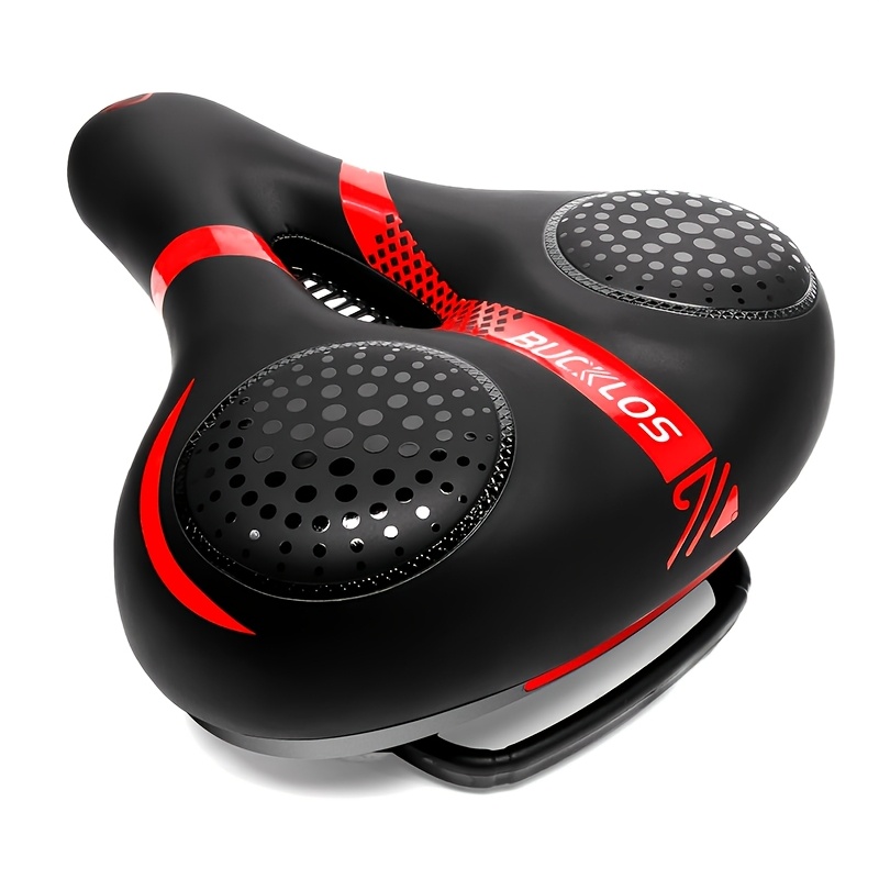 Bucklos Bicycle Widen Thicken Oversized Bike Seat Shock Absorption Ergonomic Bicycle Seat Cushion Part