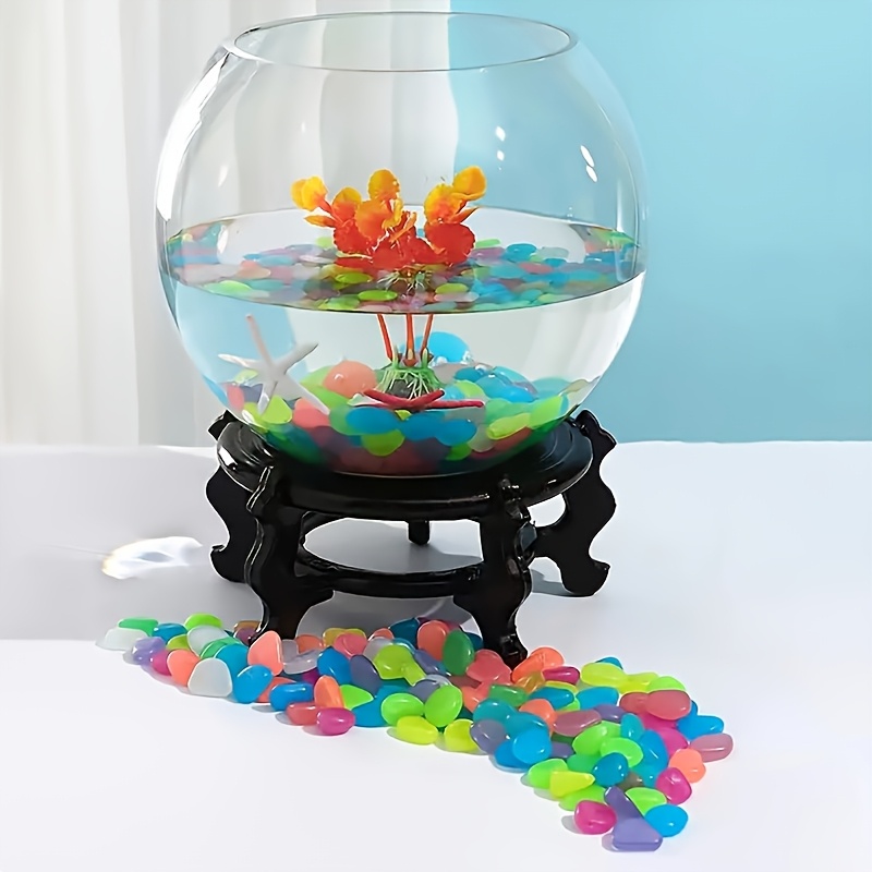 E-shop 51 große leuchtende Steine, geeignet für Innenhöfe, Wege, Aquarien, Außen-Stimmungsbeleuchtung, Gartenlichter, Teichbeleuchtung, dekorative ,