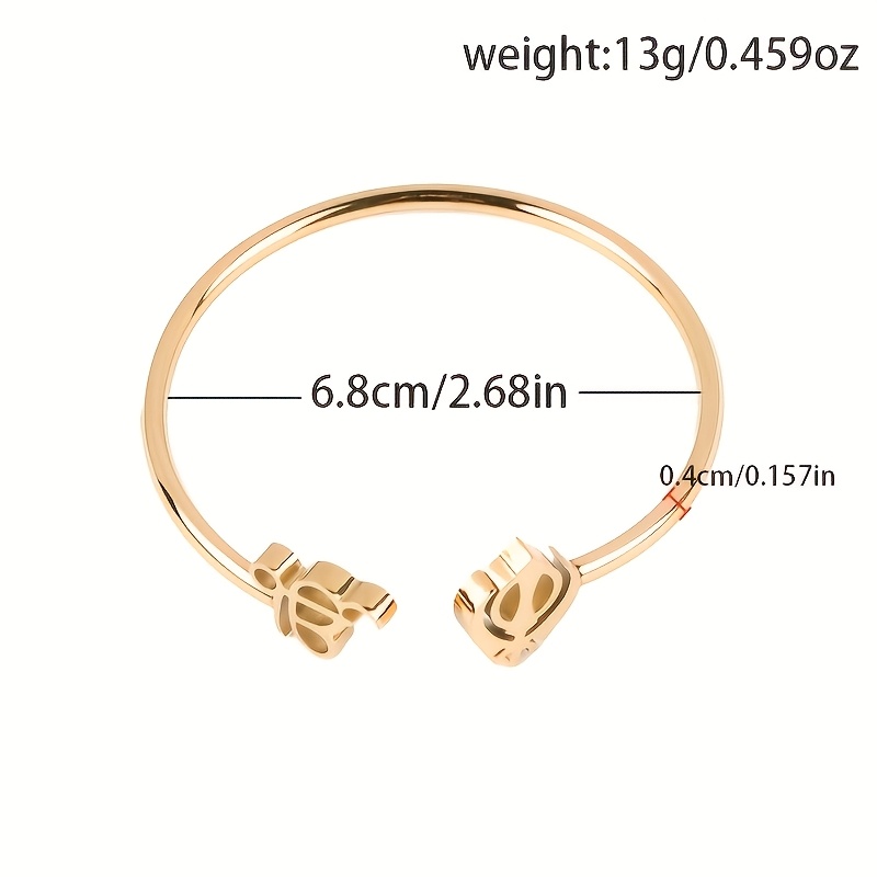 Unisex Sikhism Stainless Steel Adjustable Cuff Bracelet