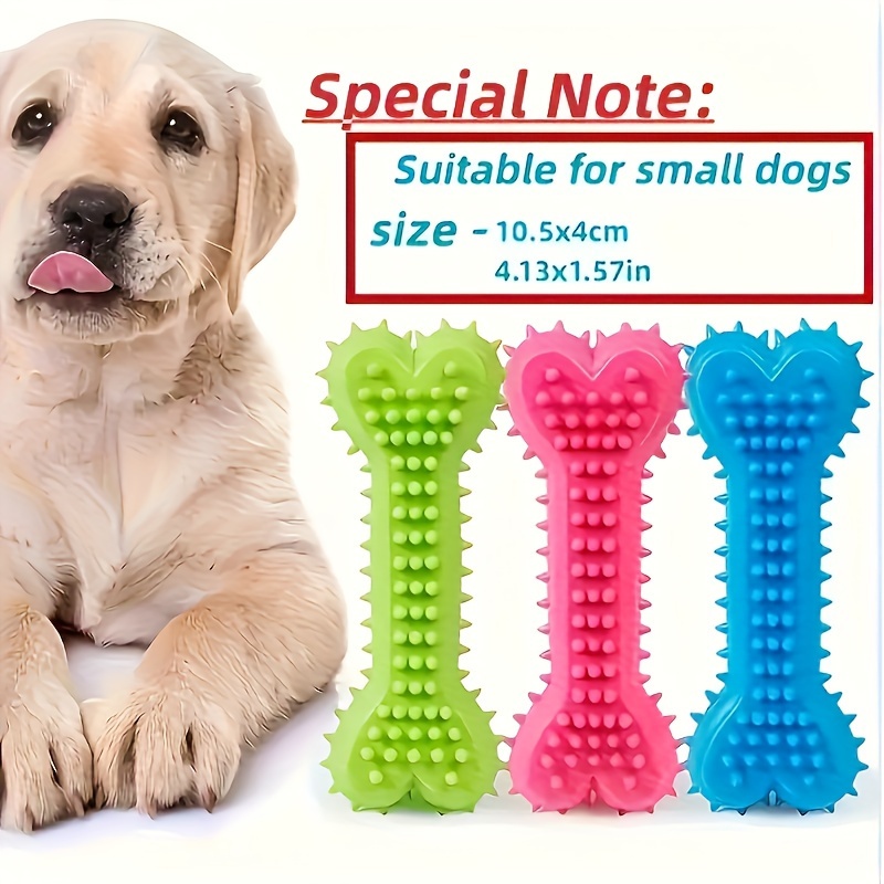 

1pc Pattern Non-squeaky Dog Toy, Plastic, Suitable - Small