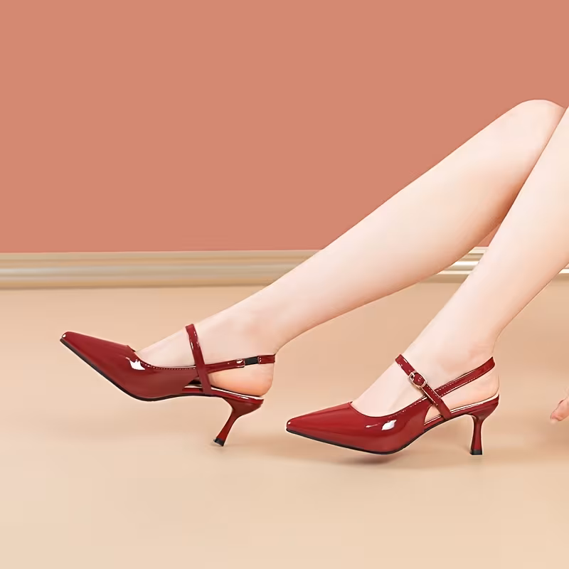 elegant and womens summer thin high heels women shoes details 0