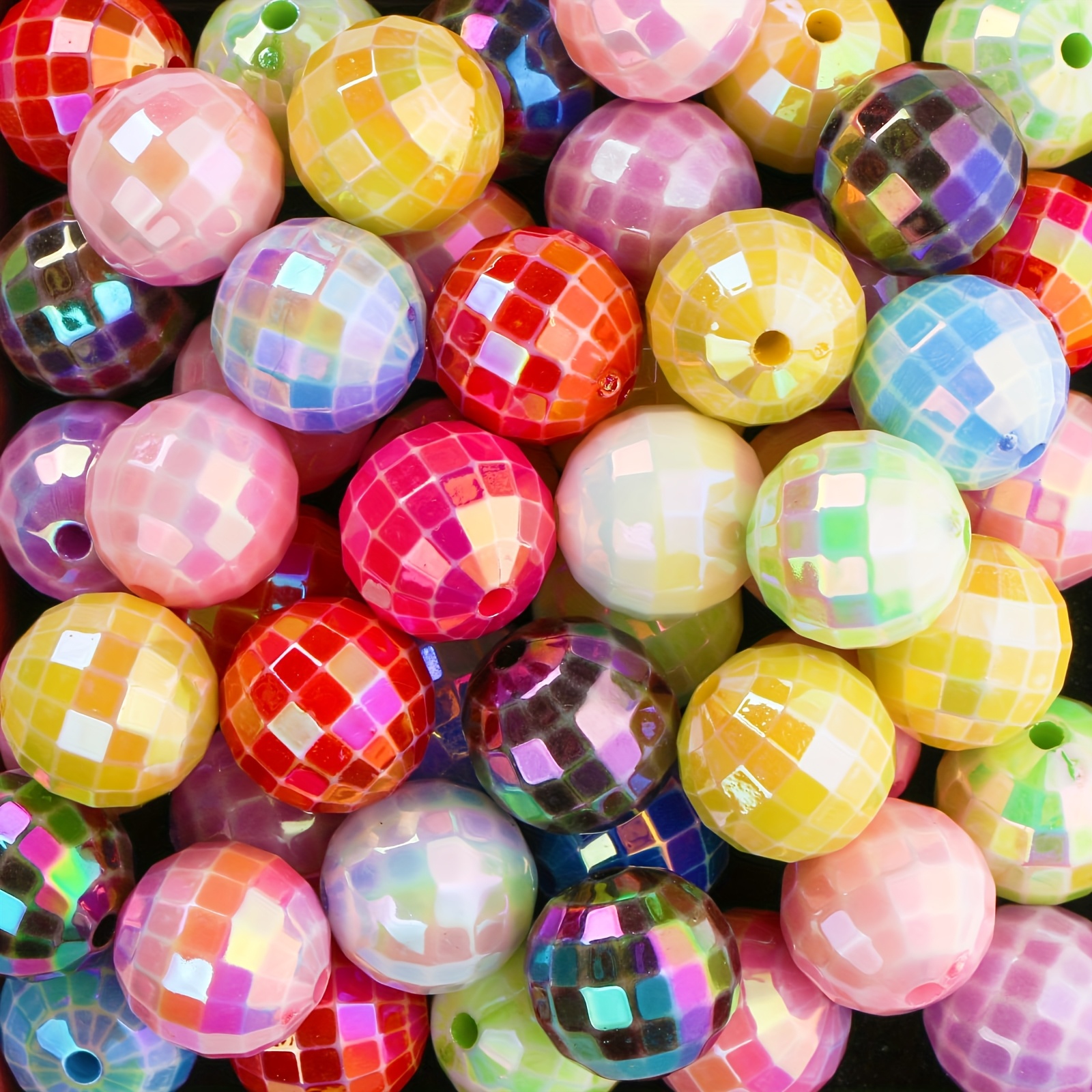 FASHEWELRY Porzellanperlen – 45 Stück, Bunte Keramikperlen Für DIY-Schmuck