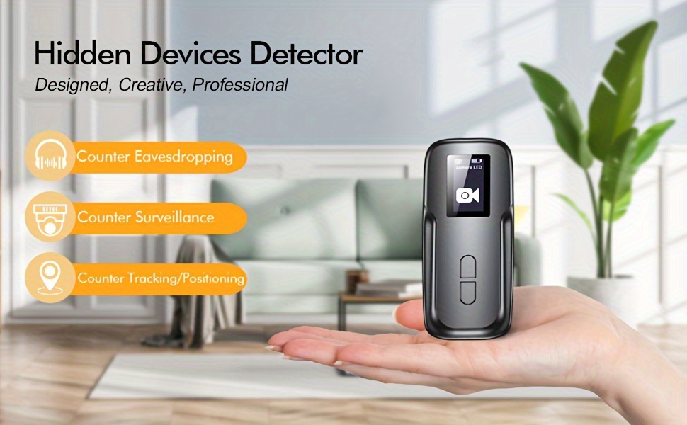 2026 latest hidden camera detectors with oled screen anti   detector bug camera detectors car hidden detector infrared detector rf detector anti eavesdropping finder device anti tracking for   hotel Product details 0