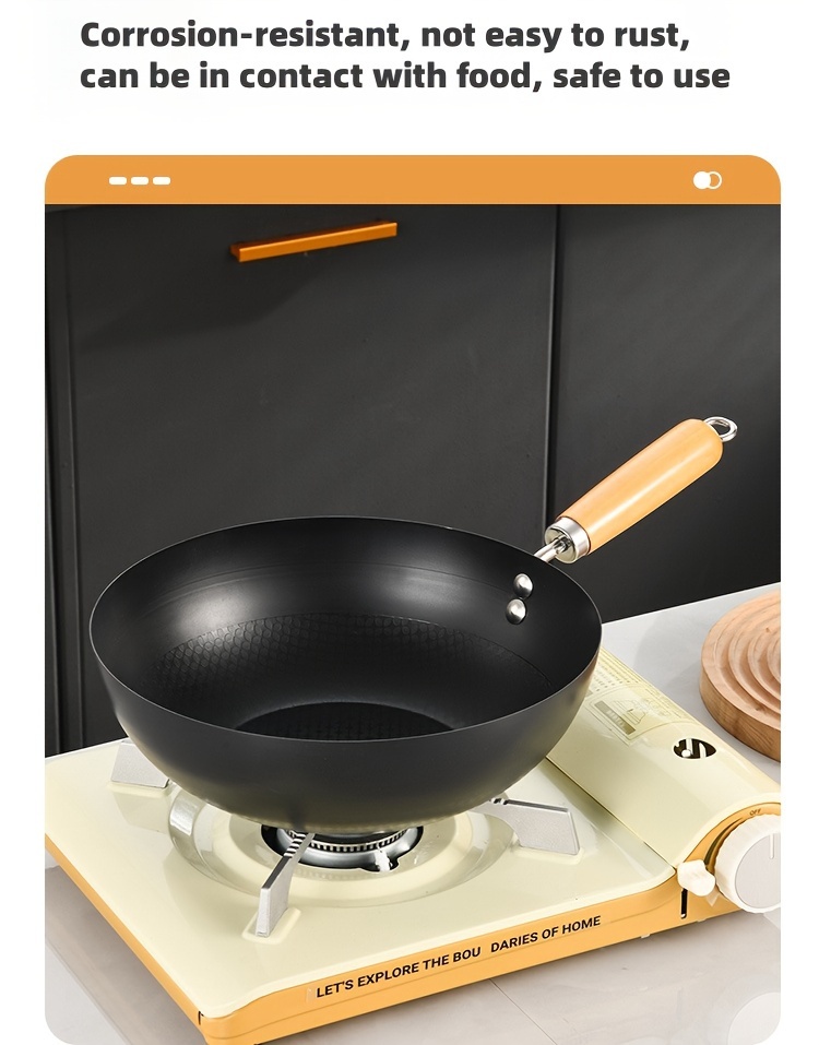 premium cast     non stick thick nitrided surface for all stovetops   cooking frying hand wash only details 0