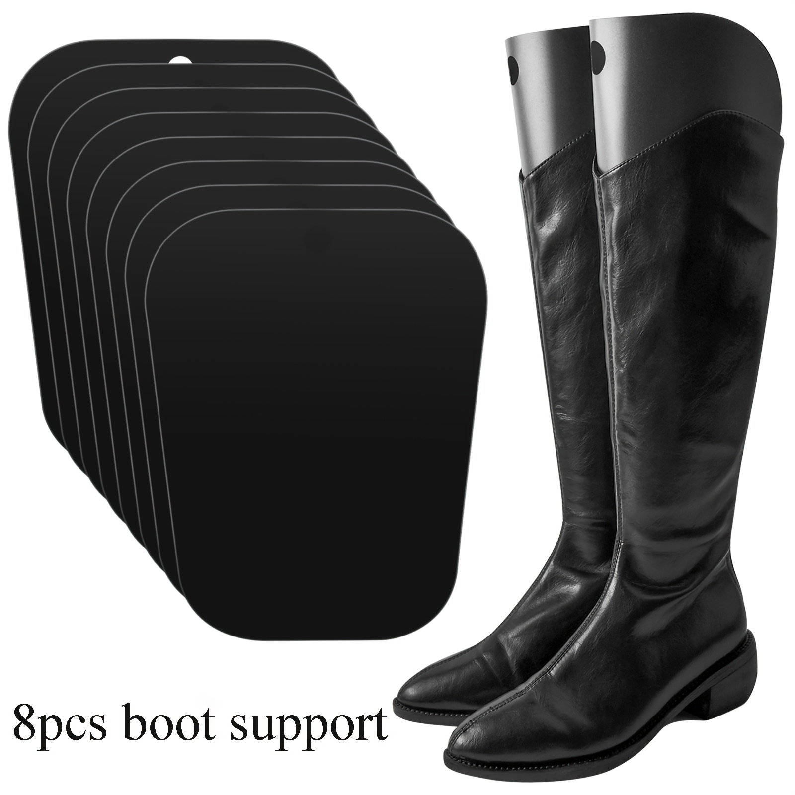 TEMU Lot de 8 supports de bottes pour rangement et conservation des chaussures, porte-bottes réutilisable à support avec support de chaussures pour