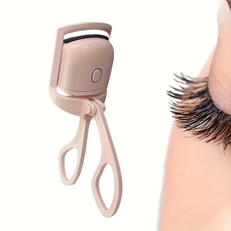 TEMU 새로운 젠틀 케어 화이트 핑크 USB 온열 속눈썹 컬러 콤브 - 24시간 지속, 알레르기 방지 무알코올, 자연스러운 속눈썹 손상 없음, 한정판 특별 할인, 크리스마스, 할로윈, 부활절, 발렌타인데이에 완벽한 선물, 5가지 축제용