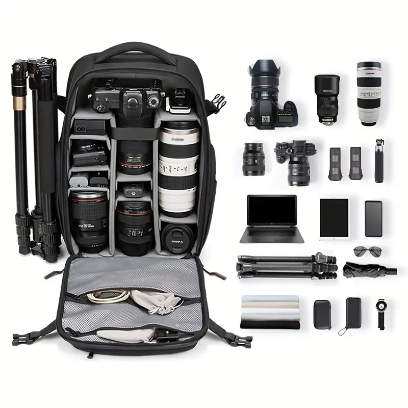 dslr photography bag multi functional bag large size - Temu Oman dslr photography bag multi functional bag large size - Temu Oman