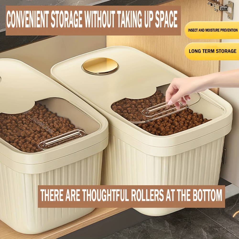 Pet Food Storage Container Airtight Moisture proof Insect Temu