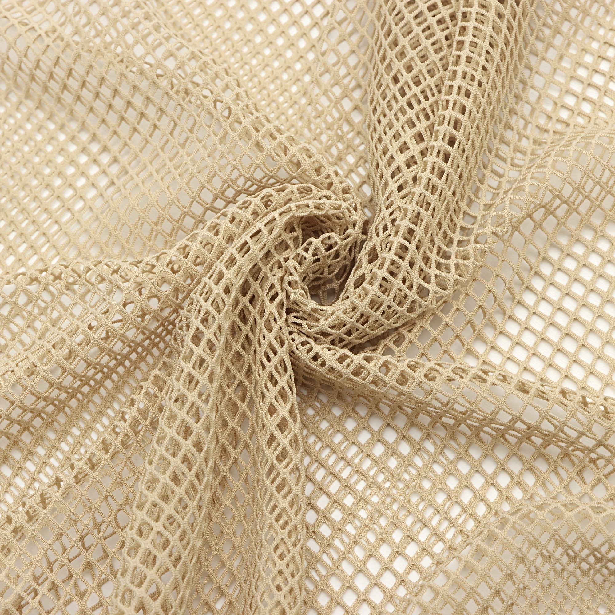TEMU Mesh Fabric - 160x50cm Diy Crafts, Sewing Projects, Fish Nets & Storage Bags - Machine Washable Nylon Netting