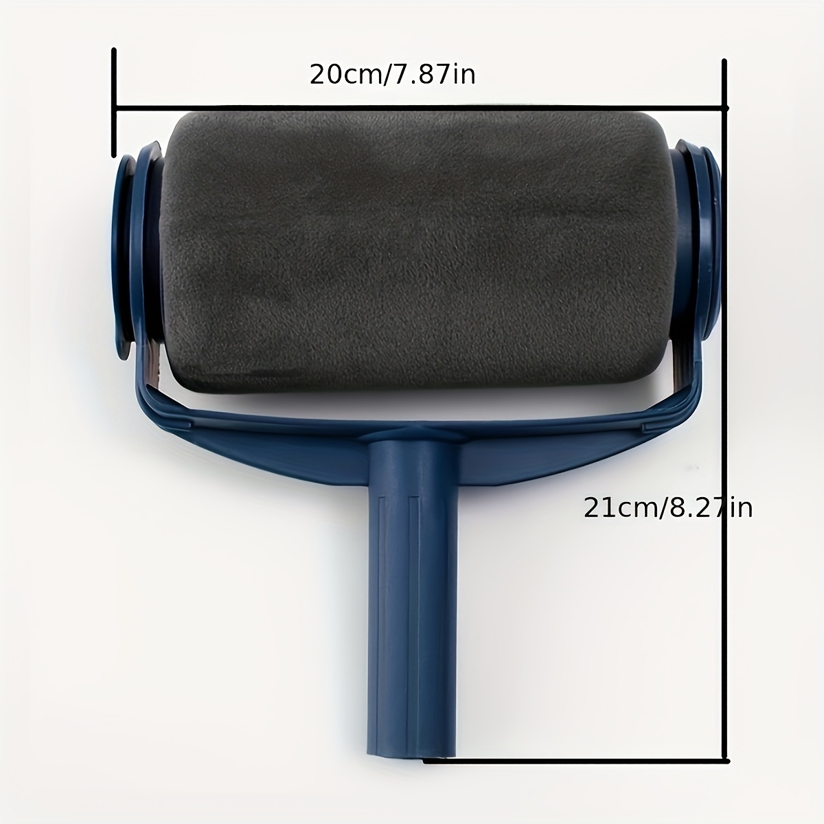 2pcs large self feeding paint roller set with extension pole   latex and wall paints smooth   coating   7 inch roller length metal plastic material durable paint application kit for home renovation Product details 2