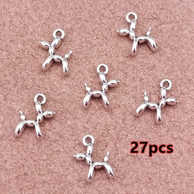 Image of 27pcs Balloon Pendant, Fashionable Pendant For Women, Bohemian Style Jewelry Additions, Handmade Jewelry Making Supplies For Bracelets, Necklaces, And Earrings, Measuring 14*10mm
