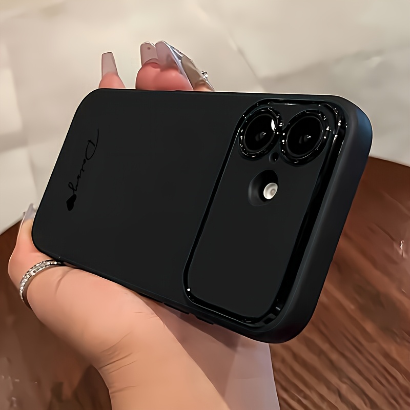 TEMU Phone Case: Englishlarge Window For Iphone 18 Pro Max,17 Pro Max Phone Cases, Full Coverage Shockproof Protective Phone Shell For Iphones 16 15