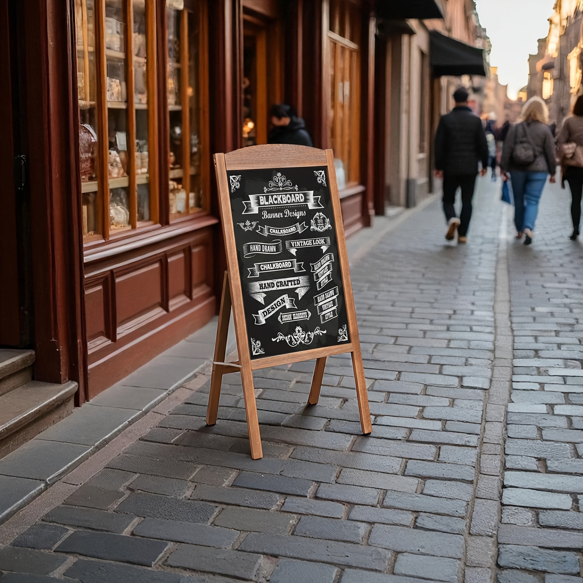 Temu Fa Szendvics TáBla TáBla KüLtéRi A Keret KréTatáBla MáGneses JáRda TáBla 42,5Cmx90Cm - KréTatáBla ÁLlváNy ÉTteremhez, BáRhoz, ÜZlethez Vagy-image