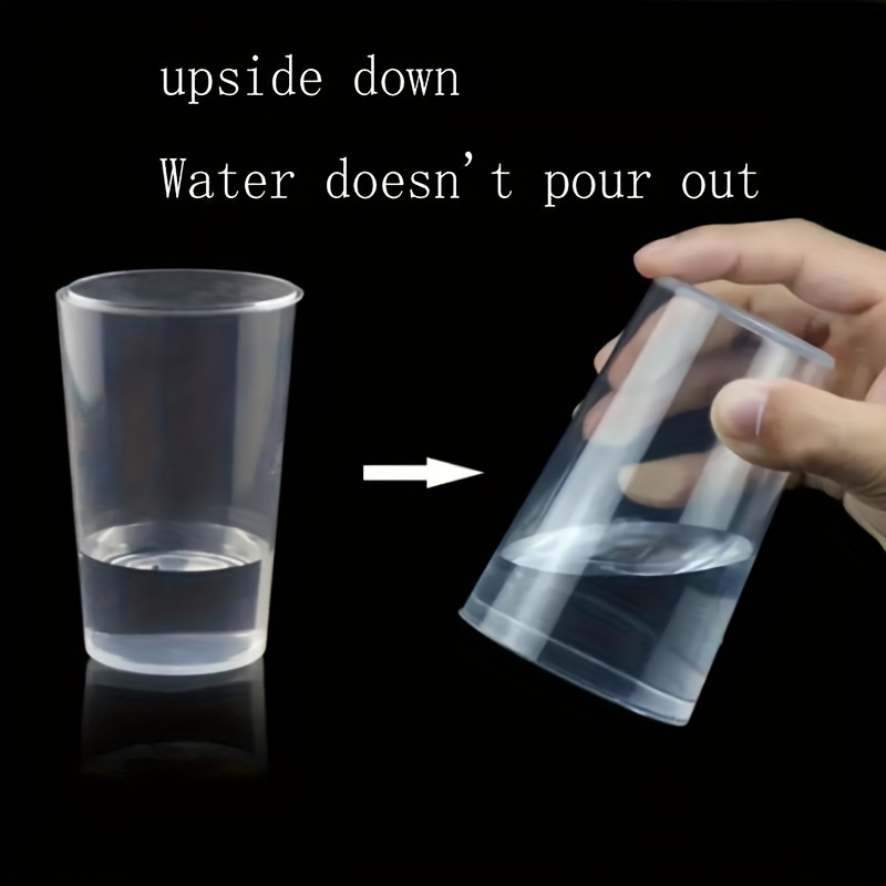 

Gravity-defying Magic Water Glass Trick – Plastic Anti-gravity Cup For Party Entertainment – Spill-proof Novelty Gadget – No Electricity Needed