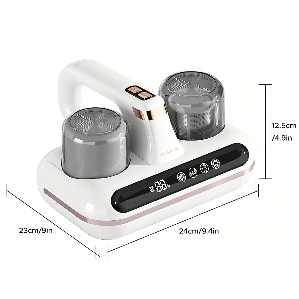 TEMU 20000 Pa Bed Vacuum Cleaner With -c , Usb Rechargeable With Humidifier Detection And Extended Robot Designed For Fabric Products Such As Beds,