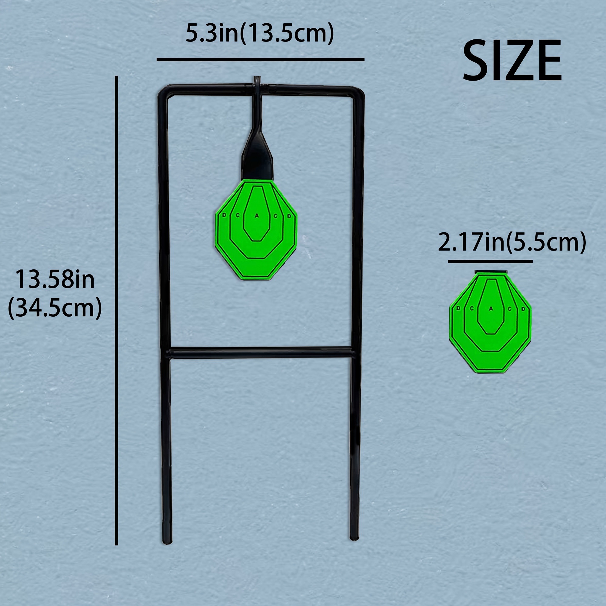 13.58-inch Responsive Rotating BB Gun Target