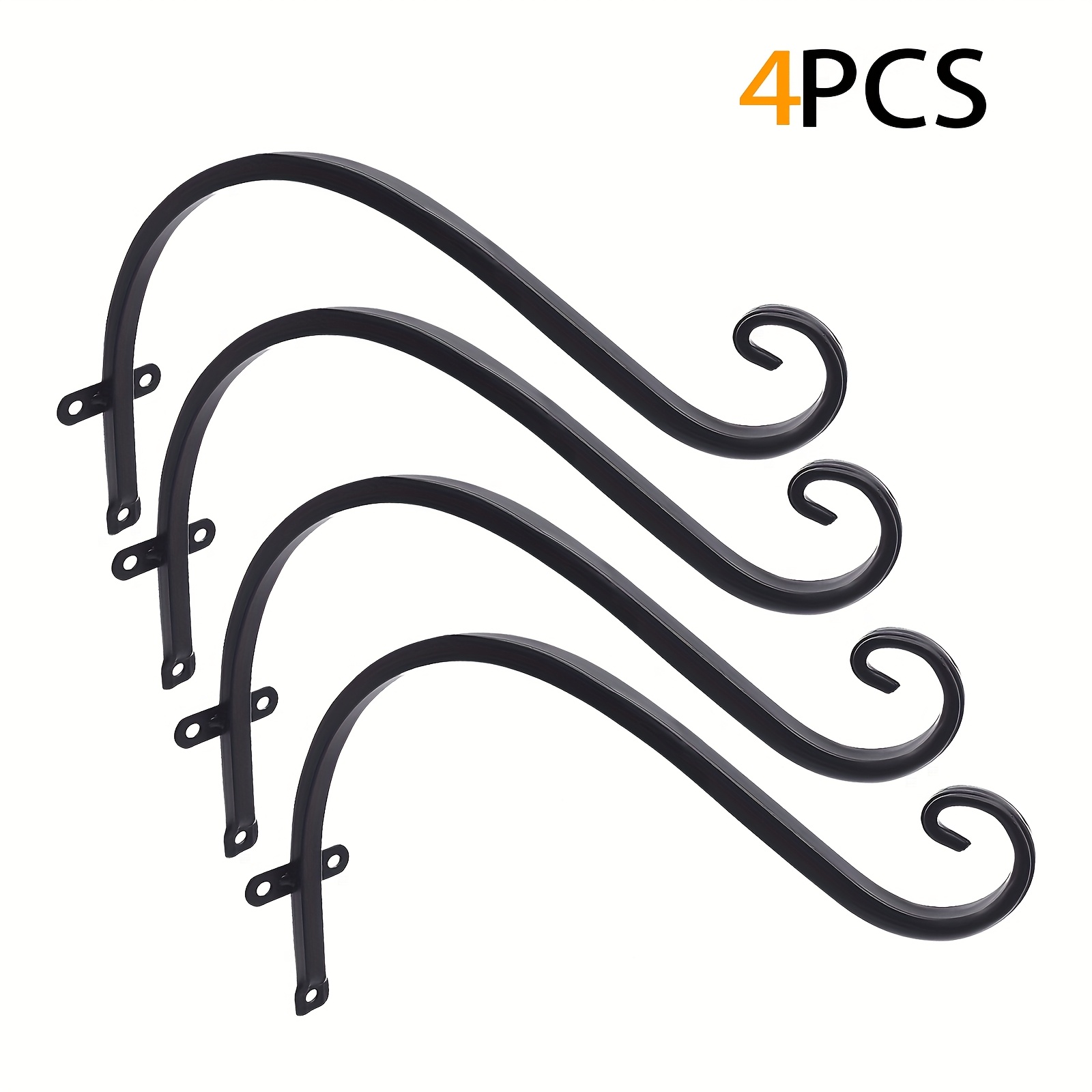 E-shop Nordischer Stil Outdoor-Haken Hänger, 12 Zoll – Schweres Pflanzentopf- Leichthänger-Set, Pflanzenwandhaken, Hängepflanzenhaken,