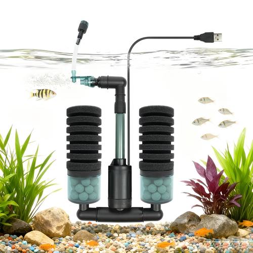 usb powered electric sponge filter without battery