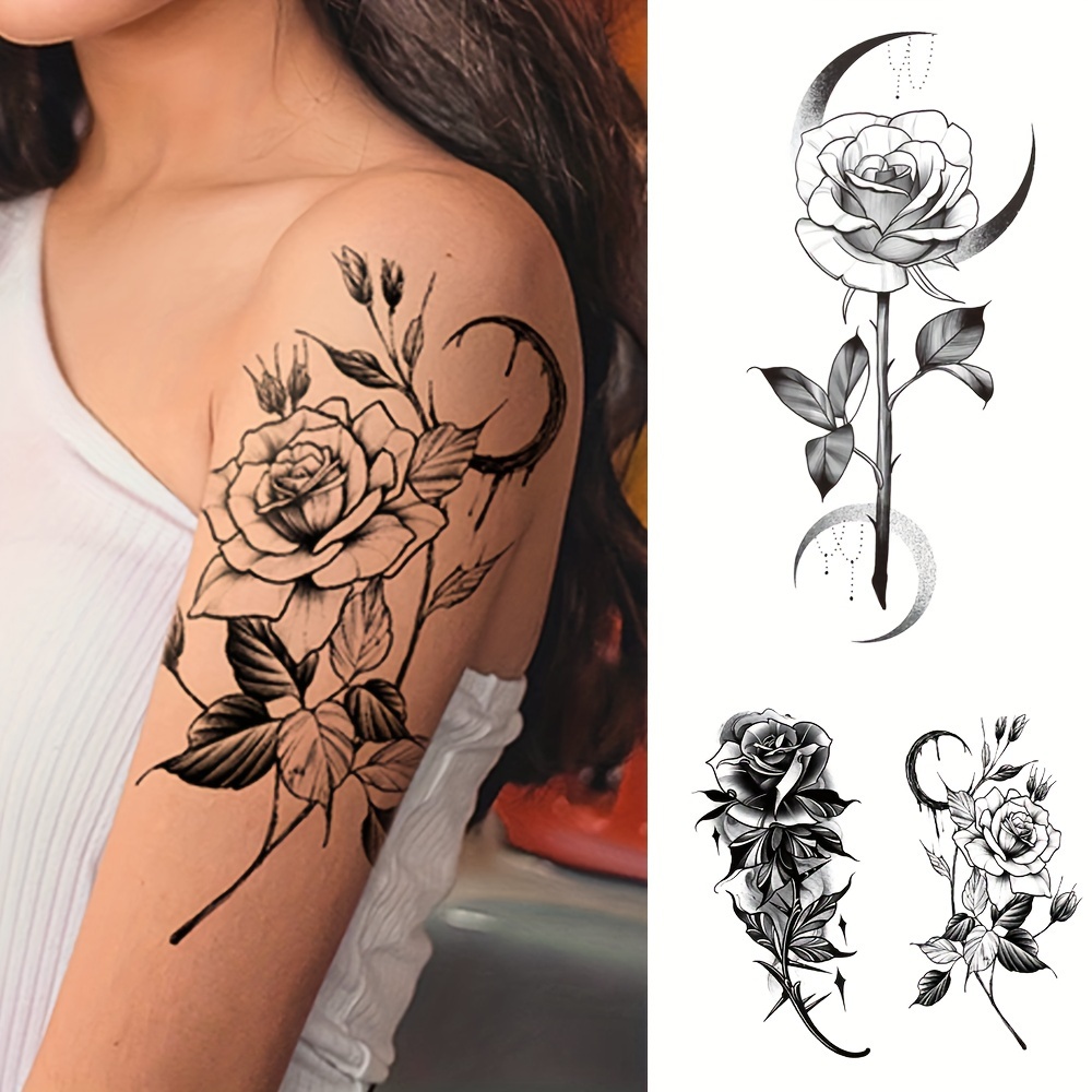 Bloom, rose tattoo, Calvin Klein sports bra  Rib tattoos for women, Tattoos  for women, Trendy tattoos