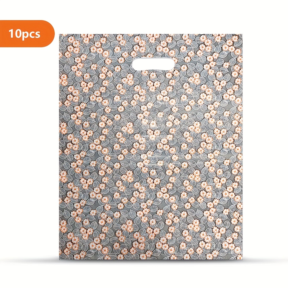 Image of 10pcs Product Bags Multiple Sizes Lightweight And Durable Bulk Shopping Bags Retail Gift Bags Ideal For Small Business Boutiques, Retail Stores, Gift Bags, Clothing, Party Favors