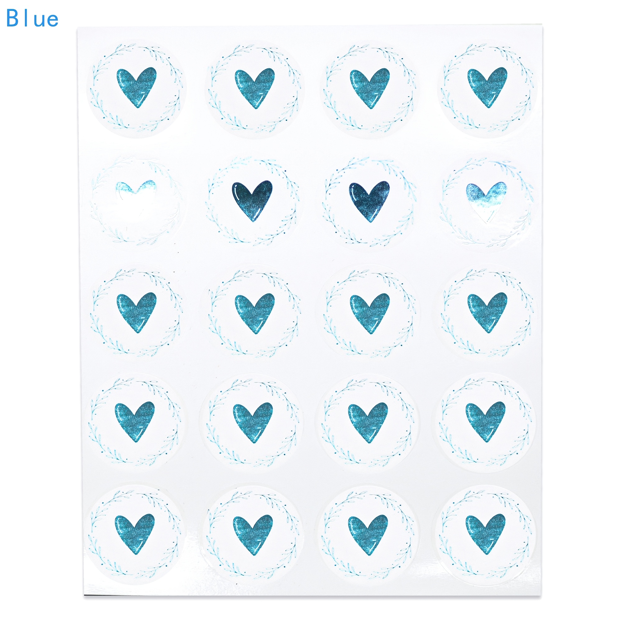 200 Self-adhesive Decorative Labels For Rose -shaped Gift Box Packaging Seals