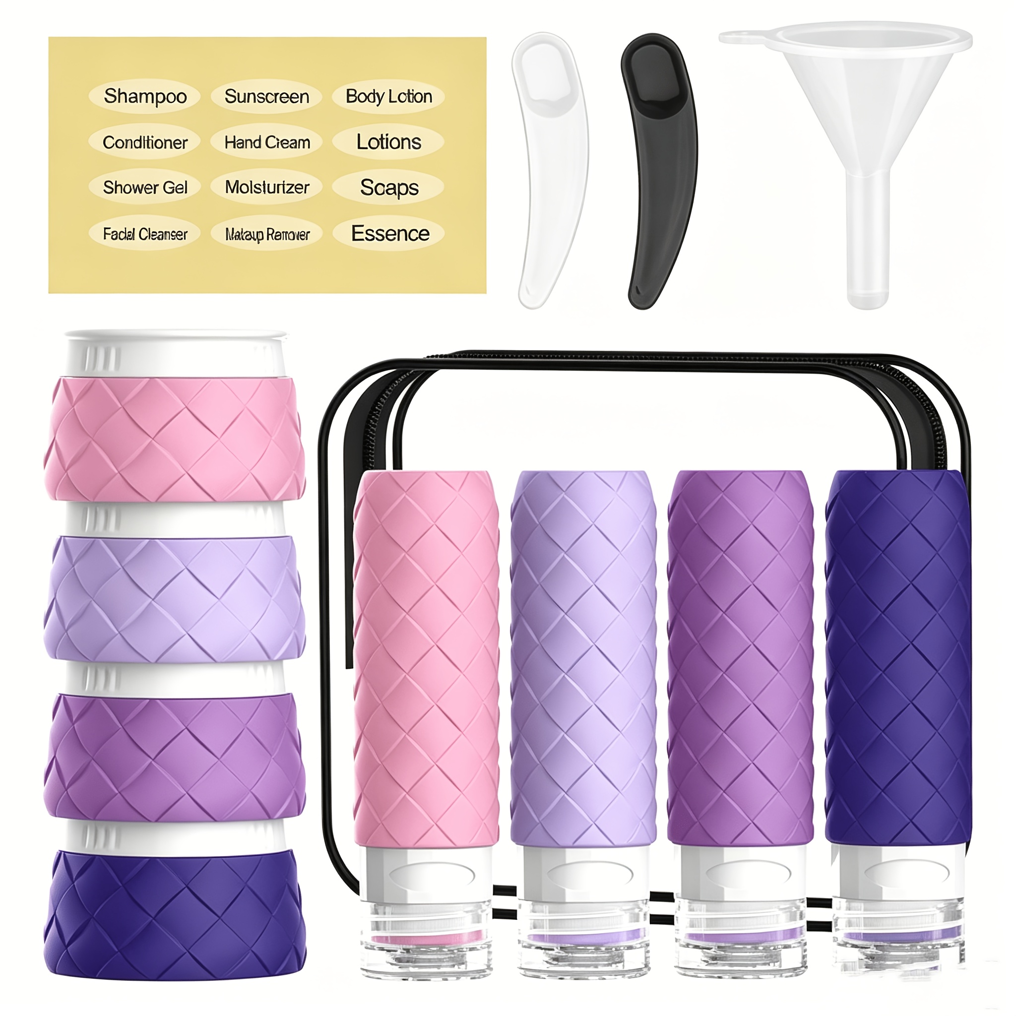 travel toiletry containers sold on Temu United States