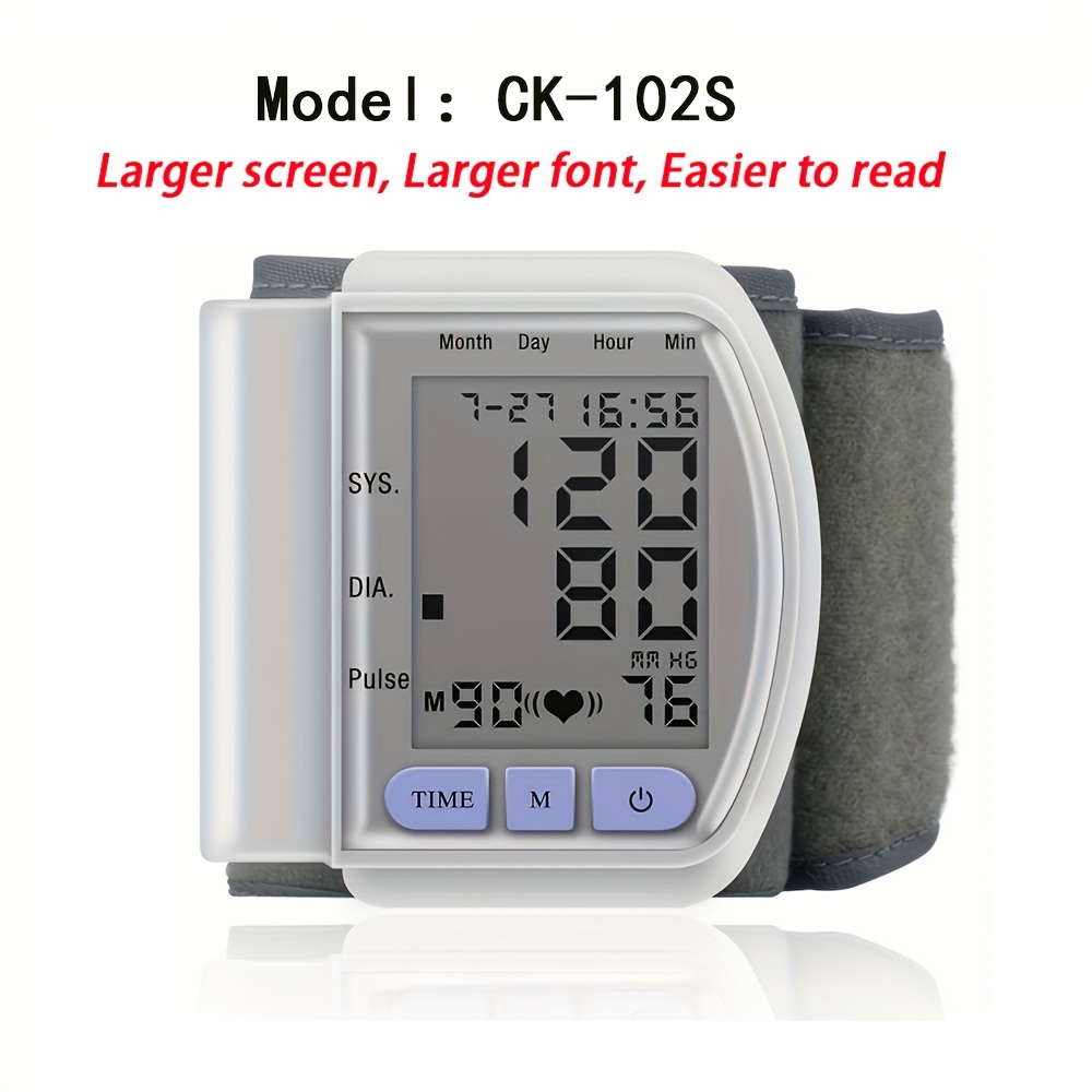 automatic wrist   with large lcd screen adjustable cuff   detection irregular heartbeat alert battery powered batteries not included 36v or lower safe for adults for summer Product details 7