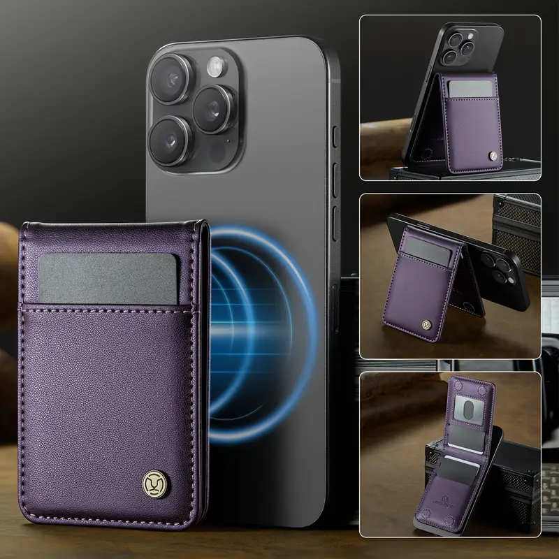 For Magsafe Wallet Magnetic Card Holder With Adjustable Stand, RFID Blocking Detachable Phone Wallet For IPhone 16/15/14/13/12/ Pro/Max/Plus For Magsafe Wallet Magnetic Card Holder With Adjustable Stand, RFID Blocking Detachable Phone Wallet For IPhone 16/15/14/13/12/ Pro/Max/Plus
