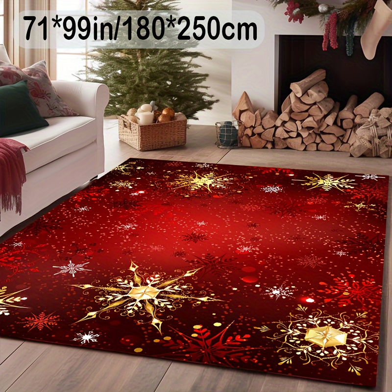 

Area Rug Backing - Red, & | , Carpet For , , | Christmas & New Decor