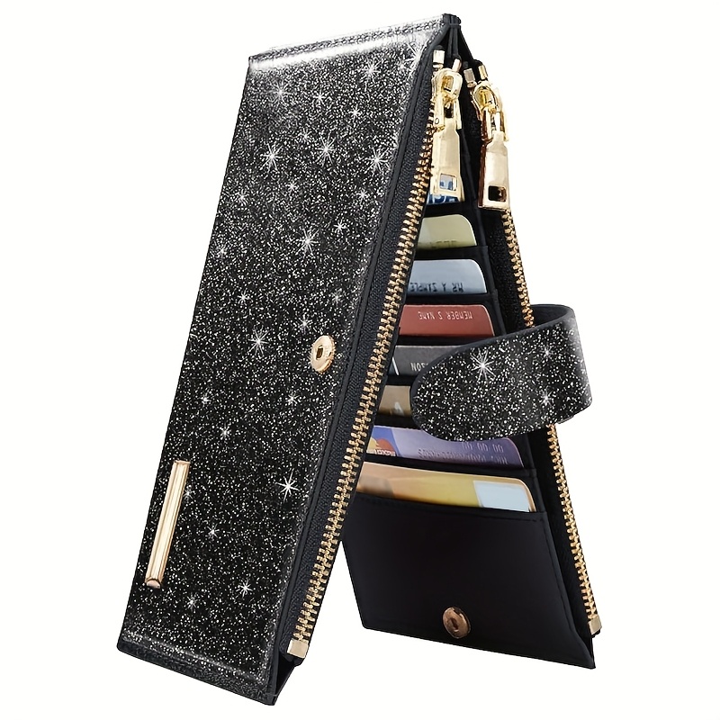 Womens Rfid Blocking Large Capacity Wallet Multi Card