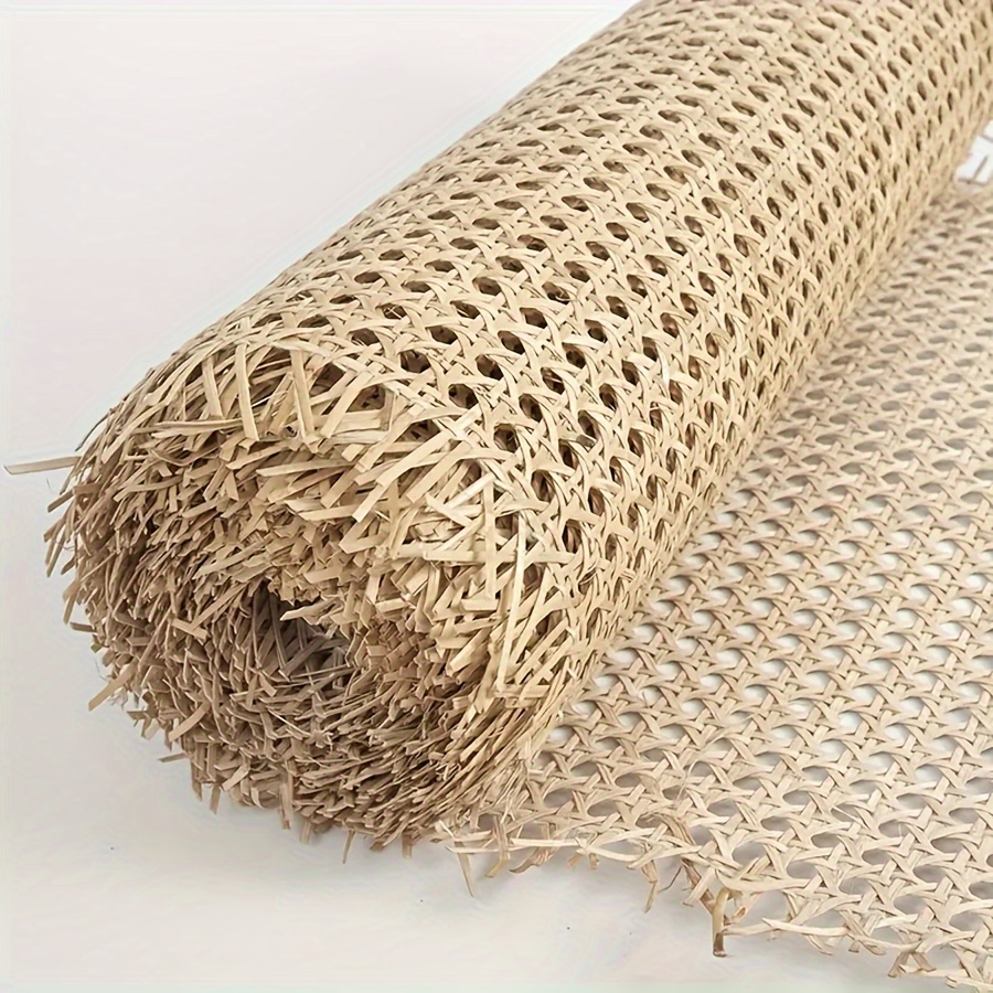 

Ceinture en de Rotin Naturel 40 * 200cm (15.75in*78.74in), Rouleau de Filet Ouvert en Bois Tissé, Utilisé pour les de Décoration de Meubles DIY: Chaises, Armoires, Plafonds et Portes