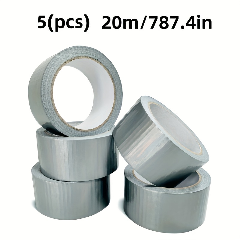 E-shop 5-teiliges Silbernes Hochleistungs-Rohrband, Super Wasserdichtes Rohrband, Flexibel mit Starkem Kleber, Ideal für Allgemeine Zwecke, Reißfest,