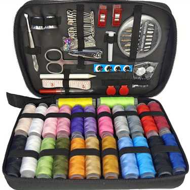 54/115pcs Sewing Kit With Sewing Supplies And Accessories 24-Color Threads, Needle And Thread Kit Products For Small Fixes, Basic Mini Travel Sewing Kit For Emergency Repairs