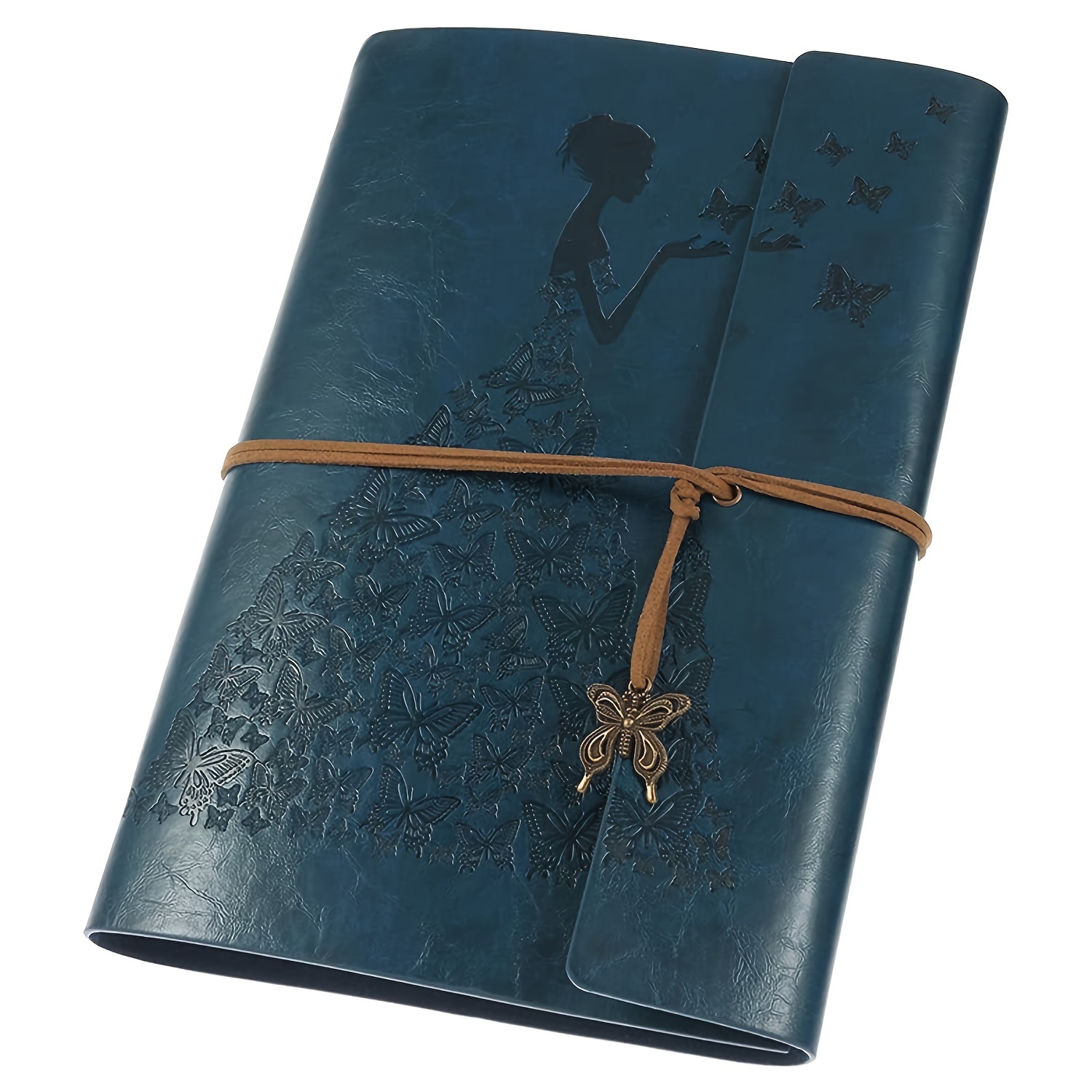 Leather Journal, Vintage Spiral Bound Notebook Refillable Dairy Sketchbook Travel Journal To With Blank Pages For Women Girls Gifts