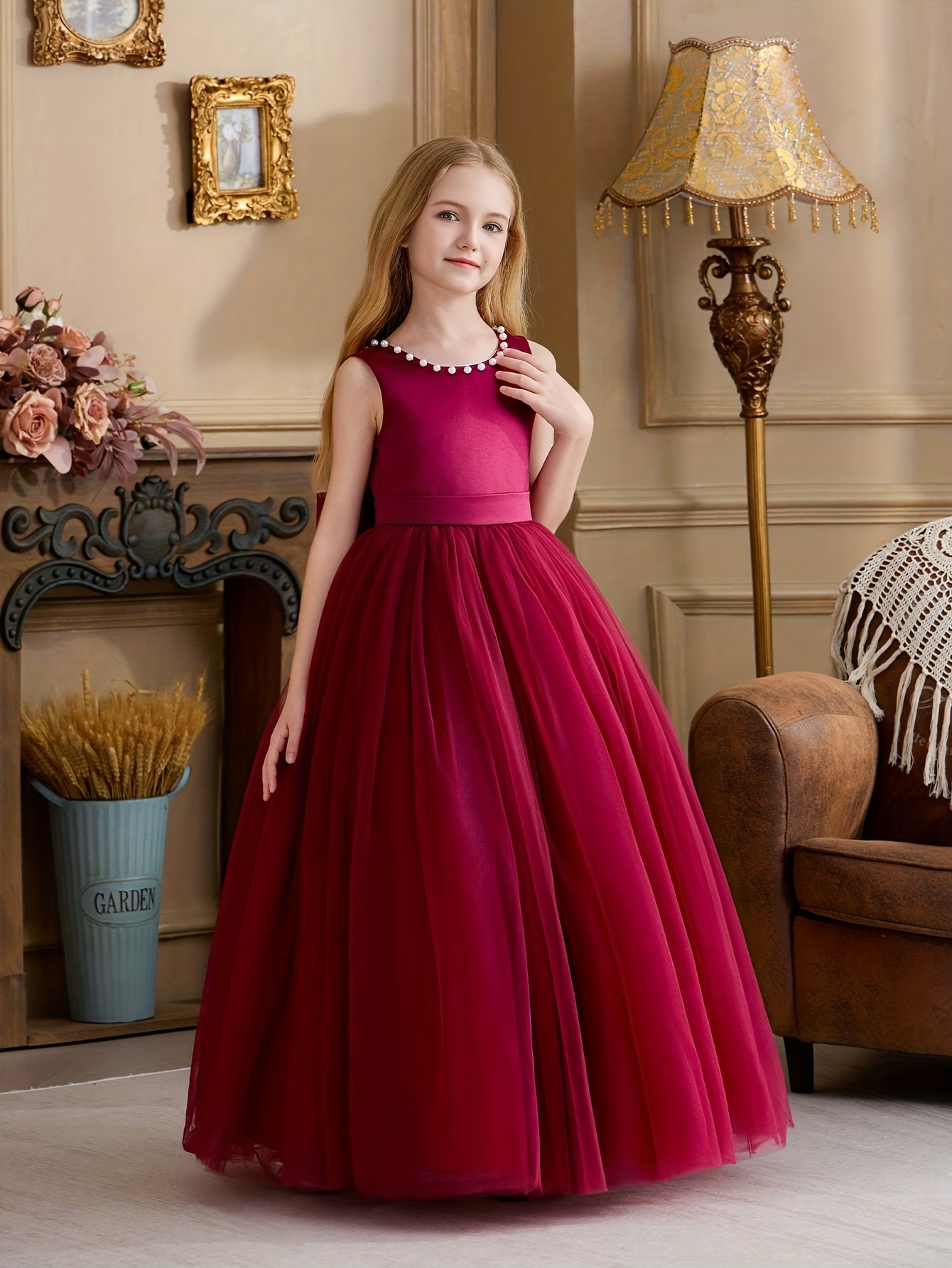 tween bow valentines day easter mesh party dress - Temu Cyprus