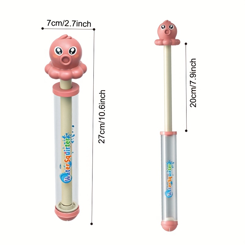 Kids Fireworks Water Gun Toy Large Capacity Pull Back Splash Water Cannon