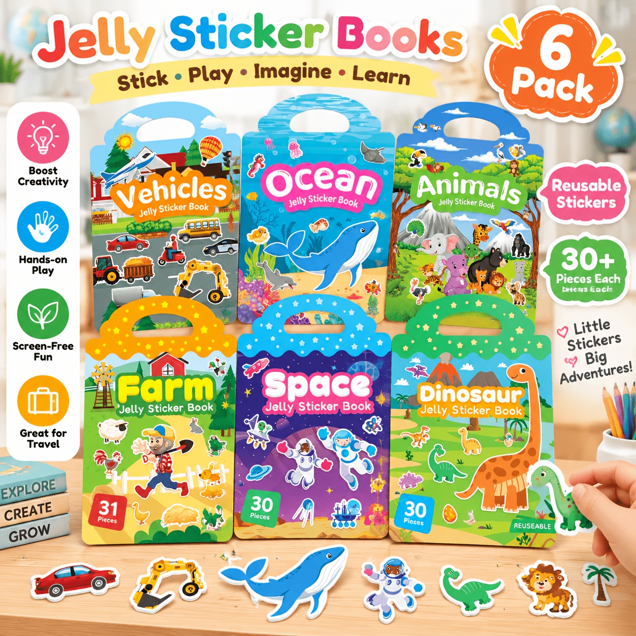 sticker activity book sold on Temu United States