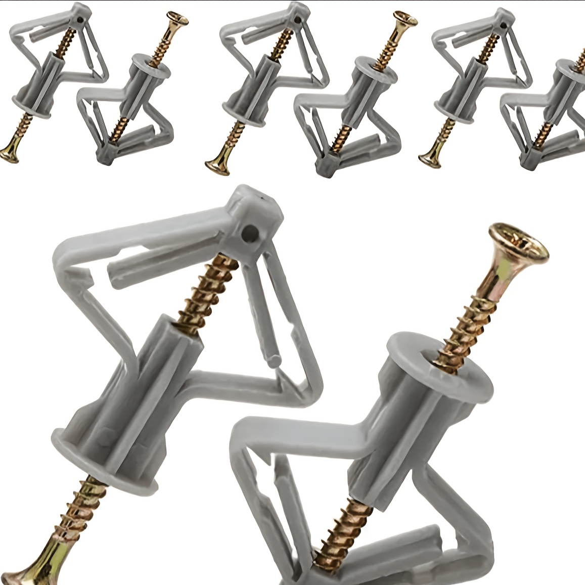 40    expansion anchors with self tapping screws aircraft shape hollow wall anchors for home   diy mounting