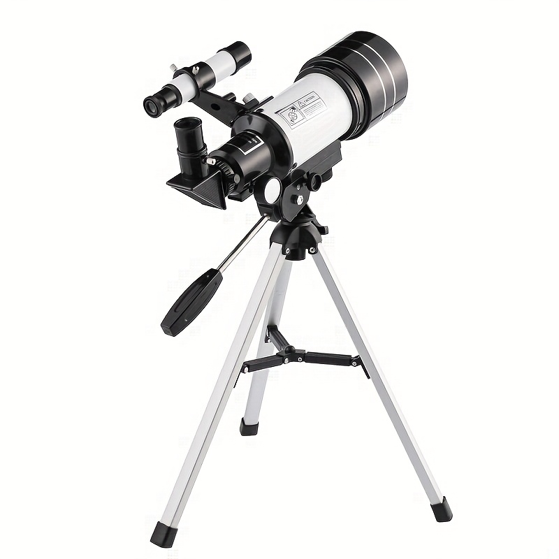 TEMU 150x Telescope, Adult 70mm Aperture Telescope, Portable Astronomical Monocular Telescope With Wireless Remote Control, Tripod Phone Holder,