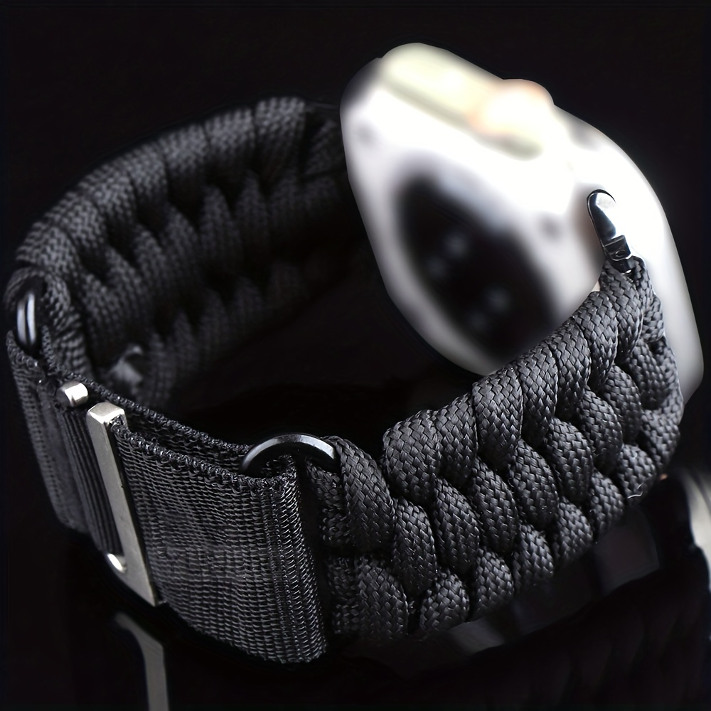 

Nylon Outdoor Sport Strap For Iwatch Band 49mm 46mm 44mm 45mm 42mm Men Bracelet Iwatch Series 10 8 9 7 Se 3 5 6